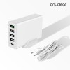 애니클리어 멀티 포트 급속 고속 충전기 PD [5포트] / [받침대 포함]