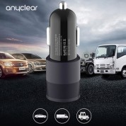 애니클리어 차량용 시거잭 급속 고속 충전기 [2포트]