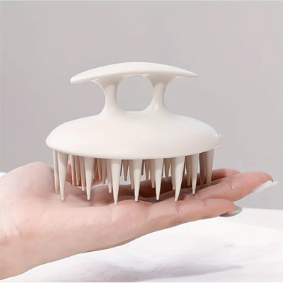 728_부드러운 실리콘 두피 마사지 브러시