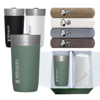 스탠리 고 진공 텀블러 그린 송월 스누피 리버 선물세트