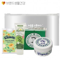 브생건363호 3종세트(크리넥스 안심 손소독 스프레이+카밀 핸드크림+안티푸라민 연고)