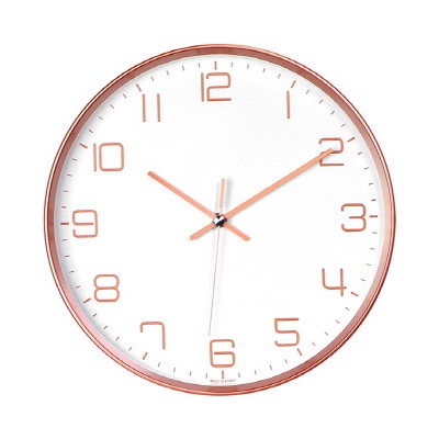 280 미소 로즈골드벽시계