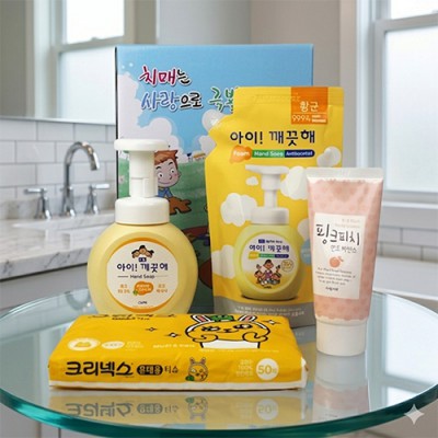 아이깨끗해 용기 리필 4종세트