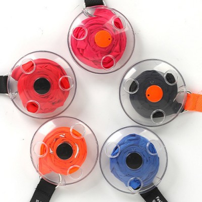 로페리아 크리에이티브 원형 수납케이스 휴대용 접이식 시장가방(0217432)