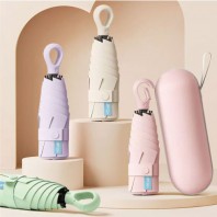 5단 파우치 우산 접이식 고리우산