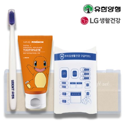 LG생활건강 유덴트 18호(치약50g+알칫솔1개+구급키트밴드고급)