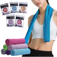 냉감 쿨 타올(( 스포츠 타월 쿨 스카프))) 쿨 타월 운동 수건/// 등산 쿨링 타월 기념 타올// 단체 선물 사은품