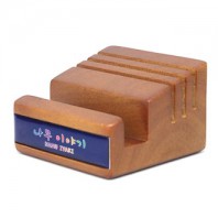 원목큐브C 데스크용품 (폰&카드) 휴대폰거치대