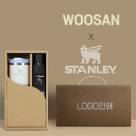 가르시아3단모던완전자동우산 +스탠리591ml 텀블러-세트