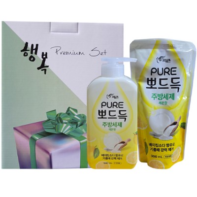 피죤 퓨어 뽀드득주방세제-2종세트