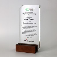 재직 공로 감사 크리스탈상패 : ART374