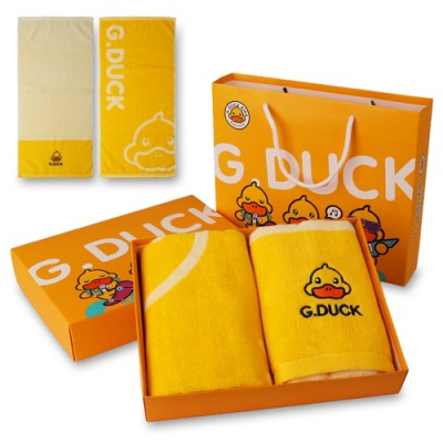 에버센스 굿 덕 캐릭터 트래블 타월 2p 세트
