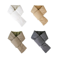 남녀공용 코지 패딩 목도리 머플러 (4가지컬러)