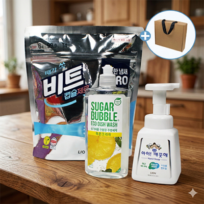 비트 캡슐세제 28입 주방전용 아이깨끗해 3종세트