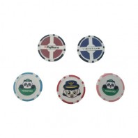 풀칼라인쇄 포커칩캐릭터 볼마커