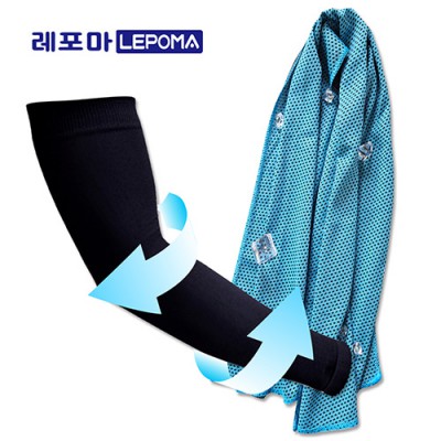 [레포마] 국산 스노우 쿨토시 + 나이스 쿨타올세트