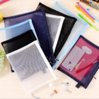 컬러 메쉬 파우치