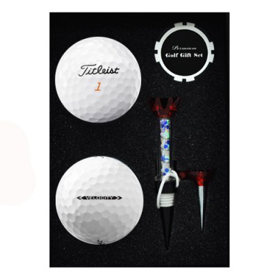 타이틀리스트 벨로시티 2구 볼마커칩 자석티세트