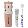 키즈 덴탈 플러스 여행용 폴라베어 어린이 치약칫솔 세트
