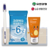LG생활건강 유덴트 5호(치약50g+알칫솔1개+크리넥스쿨링물티슈)