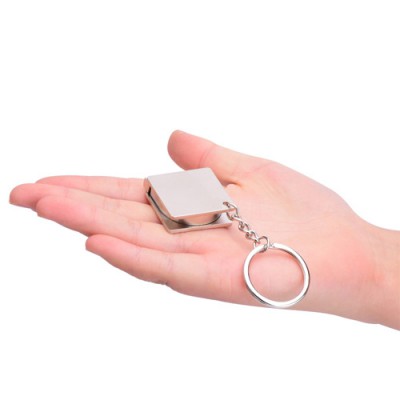 제이엘 금속 다이캐스팅 눈금자 열쇠고리 줄자