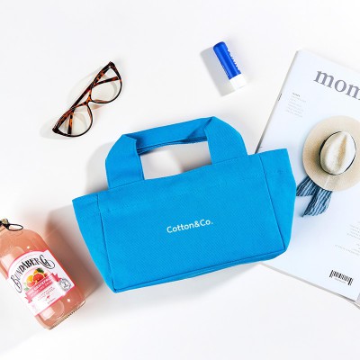 [국내제작] 코튼앤코 컬러 옆폭 미니에코백 22x14x8(옆폭8)