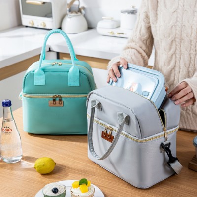 피크닉 2단 런치백 보온보냉백 캠핑백