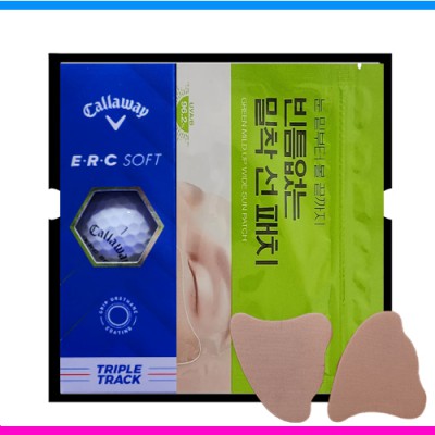 캘러웨이 erc soft  트리플트랙 3구 닥터지 (Dr.G) 선패치 선물세트 (3pc) 캘러웨이 삼선 골프공 선패치 선물세트