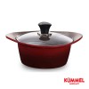 독일쿠멜 세라믹코팅 인덕션겸용IH 양수냄비레드 20cm