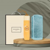 시즈넬 선물세트 카카오 수동우산+항균타올150g
