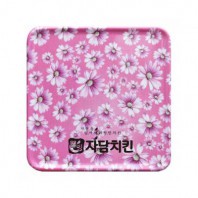 사각 멜라민냄비받침(국화)