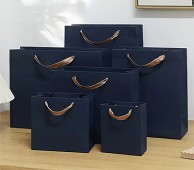 16_우아한네이비블루종이쇼핑백3종세트