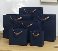 16_우아한네이비블루종이쇼핑백3종세트