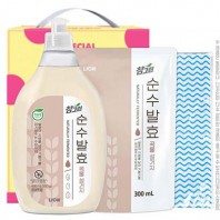 참그린 주방세제 곡물500용기 곡물300리필 행주 3종세트