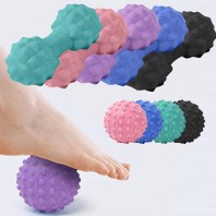 지압 안마볼 마사지볼 + 사은품 레디백, 땅콩볼마사지기 다양 스트레칭 지압볼 마사지기 건강용품 선물용 사은품 기념품 답례품