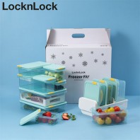 락앤락_106s12BLU 프리저 핏 냉동실 정리 풀 세트 12P_냉동실용기 12개