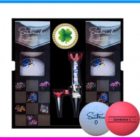 세인트나인 C 6구 볼마커 자석티세트 (3pc) 세인트나인 골프공 6구 캐릭터 골프공 6구세트