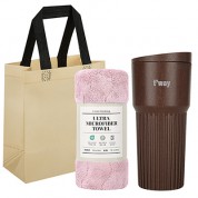 친환경 커피가루 모나코 텀블러 + 타올 선물세트