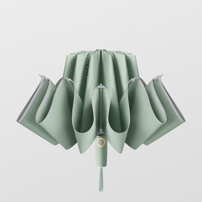 벨솔라 플립라이트 거꾸로 3단자동 암막 양우산