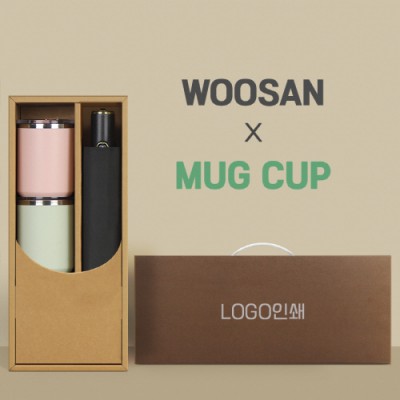 가르시아 3단60 10K 초고밀도 완전자동우산 +로하스 머그컵2P-세트