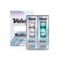 볼빅 솔리체 블루,화이트 칼라볼 3피스 6구