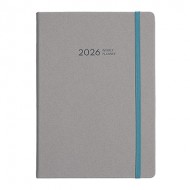 2026 AP15 양장 다이어리 32절 - 웜그레이