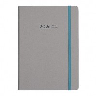 2026 AP15 양장 다이어리 32절 - 웜그레이