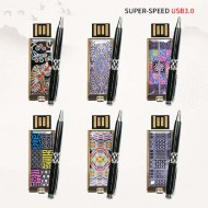 빛나 K-ART 시리즈 자개 2종세트 (USB메모리+자개볼펜 3.0 / 16~128GB) 6종 이미지