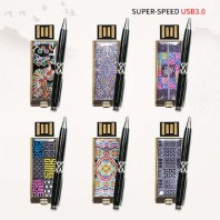 빛나 K-ART 시리즈 자개 2종세트 (USB메모리+자개볼펜 3.0 / 16~128GB) 6종 이미지