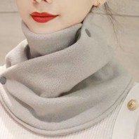 로페리아 더블 버튼 폴라폴리스 여성 넥워머(0216453)