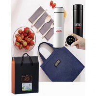 LED 온도계 텀블러 보온병 500ml+보온 보냉 쿨러백  도시락가방