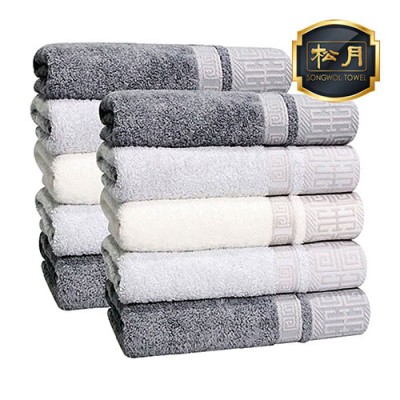 송월 격자 세면타월 170g