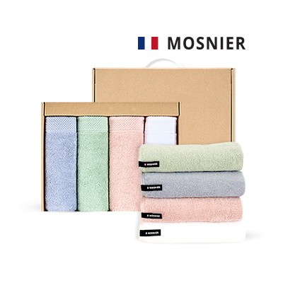 모스니에 호텔코마170g 4p타올선물세트