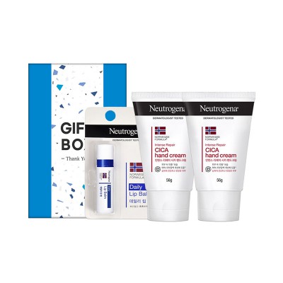 뉴트로지나 보습 3종(핸드2+립)